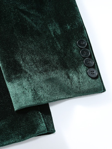 Nouveau Costume Homme en Velours de <span class=keywords><strong>Haute</strong></span> Qualité, Blazer et <span class=keywords><strong>Pantalon</strong></span>, Double Boutonnage, Revers Pointus, pour Bal de Promo, Occasions Formelles, Affaires, <span class=keywords><strong>Smoking</strong></span>, Ensemble 2 Pièces - Product Image 5