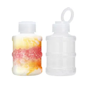 Juicy Water Cute Children Leak Proof Student Outdoor Plastic Mini Bucket Sports Bottle 300ml