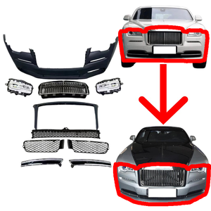 Alta Calidad, Bajo <span class=keywords><strong>Precio</strong></span>: Paneles de Carrocería Mejorados para <span class=keywords><strong>Rolls</strong></span>-<span class=keywords><strong>Royce</strong></span> <span class=keywords><strong>Wraith</strong></span>, Parachoques Delantero, Faros LED, Rejilla, Instalación Precisa - Product Image 1