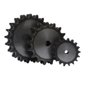 Piñón de cadena de rodillos Yongyue de acero 45 con paso de 12.7 mm, estándar ISO, para transmisión de transportadores en plantas de fabricación. - Product Image 3
