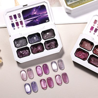 Gel UV Liquide Effet Œil de Chat Blanc 6 Grilles Haut de Gamme à Base d'Eau, Écologique, pour Nail Art DIY – Meilleures Ventes