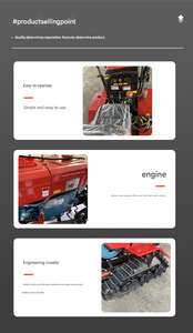 Cultivador Rotatorio Diésel de 1.2M para <span class=keywords><strong>Tractor</strong></span> Agrícola de 50HP 4x4, Herramienta para <span class=keywords><strong>Tractor</strong></span> de Granja - Product Image 5