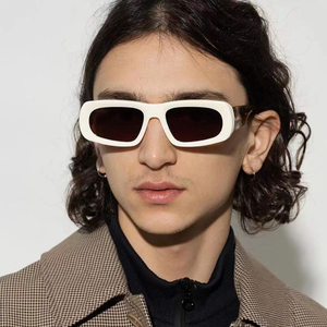 STY3762N Lunettes de <span class=keywords><strong>soleil</strong></span> rectangulaires blanches tendance pour femmes et hommes Lunettes de <span class=keywords><strong>soleil</strong></span> de marque de luxe pour hommes Lunettes de <span class=keywords><strong>soleil</strong></span> UV400 - Product Image 2