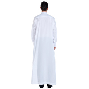 Abiti <span class=keywords><strong>musulmani</strong></span> in cotone stile saudita stile saudita Thobe Mens <span class=keywords><strong>vestiti</strong></span> <span class=keywords><strong>musulmani</strong></span> Ramadan medio oriente abiti etnici preghiera Abaya - Product Image 5