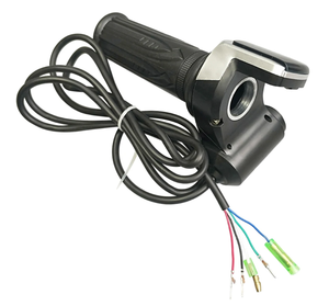 Pengontrol Kecepatan Gas Putar Setang Sepeda Listrik 36V 48V 60V dengan Layar LCD, Aksesoris Akselerator Sepeda Listrik - Product Image 4