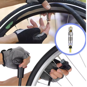 Noyau de valve en laiton amovible pour vélos, adapté à la réparation des chambres à air des vélos de montagne et de route. - Product Image 2