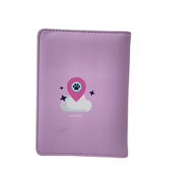 Dompet Kartu Lipat PU Multi Slot Kartu, Tempat Kartu Paspor Tipis, Kantung Kartu Portabel, OEM/ODM Logo Kustom
