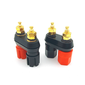 M5 Thread Dual Binding Post <span class=keywords><strong>Terminal</strong></span> Amplificador de potencia Altavoz <span class=keywords><strong>Banana</strong></span> <span class=keywords><strong>Plug</strong></span> Jack Socket Connector - Product Image 4
