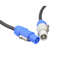 Cable de Alimentación CA Estándar Italiano, Conductor Sólido, Aislamiento de PVC, Enchufe Hembra IEC CN, 220V para Computadora de Escritorio, PC, CE
