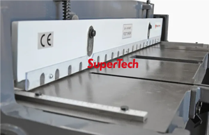 Machine <span class=keywords><strong>à</strong></span> cisailler les tôles en métal Supertech Q01 <span class=keywords><strong>à</strong></span> <span class=keywords><strong>levier</strong></span>/pédale - Coupe manuelle abordable de 2000 mm pour plaques d'acier et tôles - Product Image 4