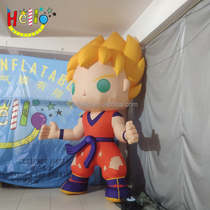 Prix d'usine, personnage de dessin animé gonflable, modèle gonflable de Goku, modèle de poupée de dessin animé gonflable à vendre - Product Image 3