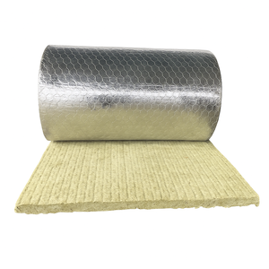 Kaihua kh-bm FSK/nhôm lá phải đối mặt với đá len CuộN đá len Chăn với dây thép lưới cho thiết bị cách nhiệt - Product Image 2