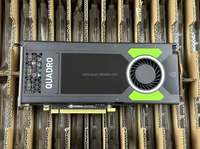 Kartu Grafis Desktop Profesional Quadro P4000 8GB GDDR5 untuk Pemodelan dan Rendering 3D, Pendingin Kipas Baru, PCIe