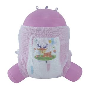 Prim dokunmamış uykulu toptan bebek yukarı çekin alıştırma külodu OEM ODM tek kullanımlık ucuz stok bebek pantolon bezi - Product Image 2