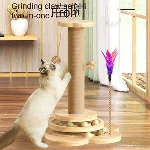 Rastrelliera da arrampicata per gatti antisali antiusura per gatti giocattolo verticale resistente ai rottami per animali domestici fornisce alberi per gatti e graffi - Product Image 3