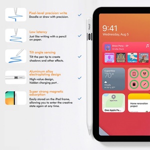 Penna Stilo Attiva USB-C per <span class=keywords><strong>iPad</strong></span>, Precisione Pixel Perfect, Stilo Attivo in Metallo con Sensibilità all'Inclinazione e Palm Rejection, Progettata per <span class=keywords><strong>Apple</strong></span> - Product Image 4