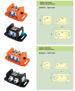 Spina elettrica in rame industriale dorata coppia scatola di distribuzione di potenza <span class=keywords><strong>AU</strong></span> Standard 220V 100KA corrente nominale OEM/ODM disponibile - Product Image 3