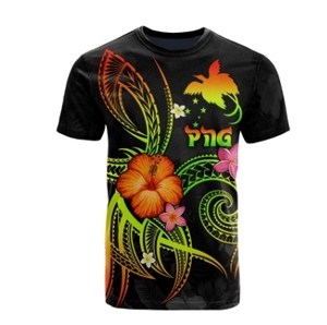 Papua New Guinea <span class=keywords><strong>T</strong></span> <span class=keywords><strong>Shirt</strong></span> PNG bandiera Chimbu provincia bandiera personalizzata PNG colore rosso nero <span class=keywords><strong>T</strong></span>-<span class=keywords><strong>Shirt</strong></span> estate maglietta stampa sublimazione - Product Image 5