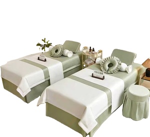 Juego de Cuatro Fundas de Cama de Estilo Minimalista y Moderno para Salón de Belleza de Alta Gama, Juego de Cama para Terapia de Cabeza y Masajes - Product Image 3