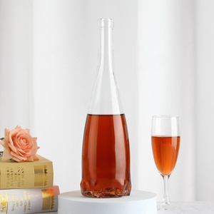 Bán Buôn 700Ml Sang Trọng Trong Suốt Rỗng Chai Thủy Tinh Sang Trọng Nút Chai Niêm Phong Cho <span class=keywords><strong>Vodka</strong></span> Gin Tinh Thần Trắng Cho Quần Áo Thương Hiệu - Product Image 6