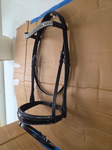 MH Global Exports Brida de Cuero para Caballo para Deportes Ecuestres con Logotipo Personalizado, Tamaños Completo/Cob/X-Completo MH-HB-58 10 Piezas - Product Image 3