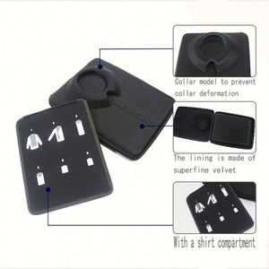 Premium EVA Black Shirt <b>Storage</b> Bag Case Anti-Wrinkle Travel Display Garment Bag 3D Ventilation Waterproof for <b>Suitcase</b>/Closet - Product Image 3