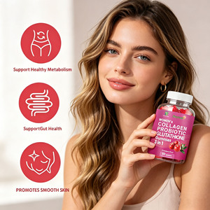 Gomitas de colágeno, probióticos y glutatión para mujeres Winstown, suplemento antioxidante para adultos, metabolismo saludable, blanqueamiento de la piel. - Product Image 2