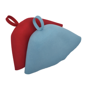 Chapeaux de sauna SPA Banya en feutre de laine naturelle 100% durable et de qualité supérieure, moulés en une seule pièce, pour hommes et femmes - Product Image 2
