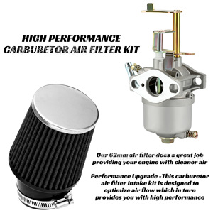 Kit de Filtro de Aire y Carburador Predator 79cc 3Hp para Reparación y Mejora de Motocicletas, Espuma Cónica Negra, Juego de 13 Piezas - Product Image 5