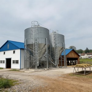 <span class=keywords><strong>Tour</strong></span> d'alimentation en acier galvanisé à chaud OUMU pour usage agricole avec convoyeur à vis sans fin, anti-corrosion et haute résistance, dimensions personnalisables - Product Image 1