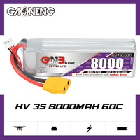 Batterie LiPo GNB GAONENG 8000mAh 3S 11.4V HV 60C LiHV avec connecteur XT60, haute cohérence, pour voiture RC, drone FPV, bateau RC