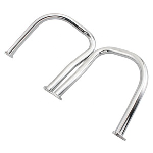 Barres d'autoroute noires chromées pour moto, arrière de motocyclette, adaptée au chef indien, Chieftain 2014, Roadmaster 2019 2015, 2016, 2017, 2018 - Product Image 6