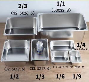 Đa Kích Thước Thép Không Gỉ Lưu Vực Hình Chữ Nhật Phần Lưu Vực Thức Ăn Nhanh Xe Tải Ăn Uống Lưu Vực Trà Sữa Cửa Hàng Mứt Hộp Ẩm Thực Pan - Product Image 6