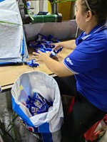 400g Chine OEM approvisionnement d'usine détergent en poudre fort parfum riche mousse lavage vêtements poudre à laver