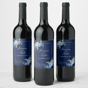 Autocollant personnalisé imprimé pour bouteille de <span class=keywords><strong>vin</strong></span>, étiquette en vinyle imperméable et argent, feuille d'estampillage à chaud, calligraphie, joyeux noël, 500 pièces - Product Image 5