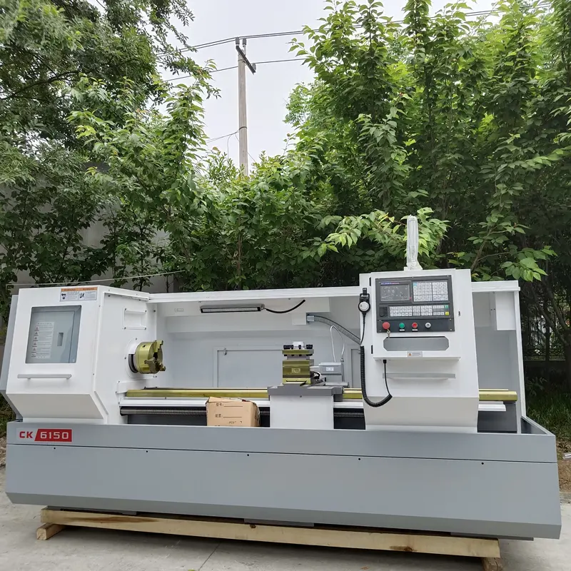 CK6150 CNC lathe metal working turning CNC lathe machine from China factory