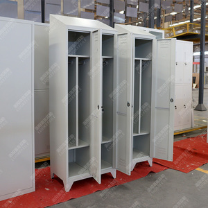 Campana inclinada Trabajador Herramienta ventilada Personal Empleado Hierro Vestuario Puerta <span class=keywords><strong>de</strong></span> llave Gabinete <span class=keywords><strong>de</strong></span> almacenamiento <span class=keywords><strong>de</strong></span> metal <span class=keywords><strong>de</strong></span> acero Casillero <span class=keywords><strong>para</strong></span> <span class=keywords><strong>limpieza</strong></span> - Product Image 3