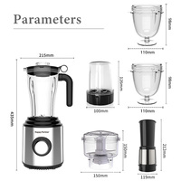 Elektrische keukenblender Moulin un Coup Ko tomatenblender Happy Partner blender 3-in-1 smoothiemaker