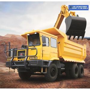 Camion <span class=keywords><strong>benne</strong></span> minier tout-terrain à carrosserie large Tonly d'<span class=keywords><strong>occasion</strong></span> 6x4 TL875B, capacité 80 tonnes, Euro 5, diesel, automatique, Weichai Heavy Truck - Product Image 3