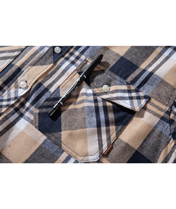 Ingrosso a asciugatura rapida con <span class=keywords><strong>colletto</strong></span> largo <span class=keywords><strong>tipo</strong></span> Plus Size Casual <span class=keywords><strong>camicia</strong></span> Outwear da uomo - Product Image 5