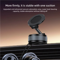 Support de téléphone de voiture magnétique puissant et flexible à hauteur réglable, fixation par ventouse, rotation à 360 degrés, nouveauté, vente chaude