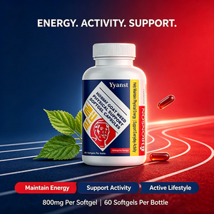 Suplemento de Energía Física para Hombres en Cápsulas Blandas de 800mg con Horny Goat Weed Extra, 60 Unidades, Mejora el Rendimiento en el Ejercicio y Mantiene la Salud - Product Image 3