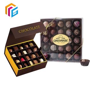 Коробка для упаковки шоколада из переработанного картона класса люкс, на заказ, <span class=keywords><strong>2</strong></span>, 4, 6, 8, 9, 12 штук - Product Image 2