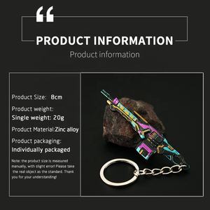 Valorant Gun Llavero Nuevo Producto 9cm Mini Metal Valorant Gun Llavero Personalizado Gaia'S Vengeance Vandel - Product Image 2