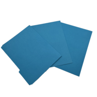 Carpeta de Archivo Manila en Forma de L, Tamaño A4, Protector de Papel Colorido Sin Perforaciones para Oficina y Escuela