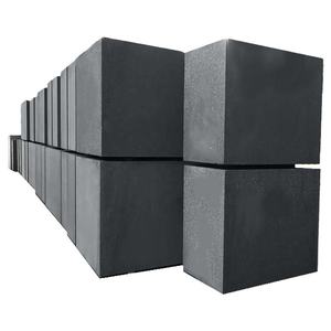 Cường độ cao 0.8mm Kích thước hạt cao than chì tinh khiết khối bôi trơn 36mpa nén cường độ luyện kim ứng dụng than chì - Product Image 5