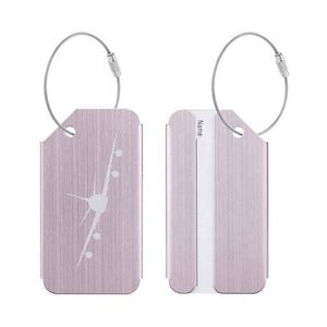 Étiquettes de bagages personnalisées imprimées en gros à prix d'usine, étiquettes d'identification imperméables et durables pour événements promotionnels et voyages d'affaires - Product Image 1
