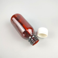 100ml Bouteilles De Sirop En Plastique Avec Tasse À Mesurer Ronde Liquide Médecine Bouteille Sirop Toux Médicament Bouteille Conteneur