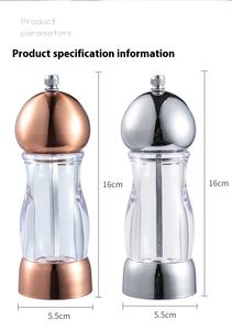 <span class=keywords><strong>Moulin</strong></span> à <span class=keywords><strong>poivre</strong></span> en plastique or rose <span class=keywords><strong>Moulin</strong></span> à <span class=keywords><strong>poivre</strong></span> noir/<span class=keywords><strong>Sichuan</strong></span> <span class=keywords><strong>Moulin</strong></span> à sel de mer visuel en acrylique transparent Bouteille <span class=keywords><strong>Moulin</strong></span> à <span class=keywords><strong>poivre</strong></span> noir - Product Image 6