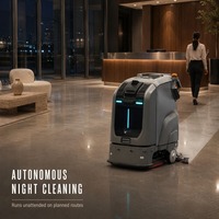 Robot de nettoyage de sols commercial autonome IC3 Vision avec navigation laser pour hôtels, hôpitaux, supermarchés
